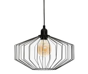 Atmosphera - Suspension filaire Azur noire - métal D31 cm