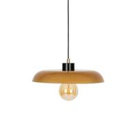 Atmosphera - Suspension jody verre ambre d35cm