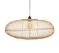 Suspension ""Loren"" bambou D60cm - Atmosphera createur d'interieur - Beige