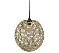 Suspension Luminaire Boule En Rotin Jada - Diam. 33 Cm
