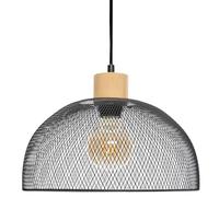 Suspension ""Sam"" métal noir D30cm - Atmosphera createur d'interieur