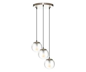 Atmosphera Suspension x3 boule en verre Night Or