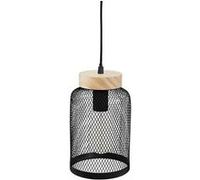 Suspension ""Zely"" métal noir D15cm - Atmosphera Créateur d'intérieur