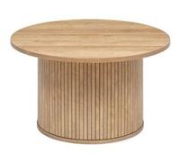 Atmosphera - Table à café en bois COLVA - Diam 70 cm - Marron
