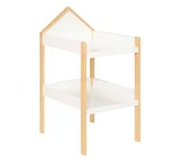 Atmosphera - Table à langer pour bébé Bois Blanc 75 x 117 cm