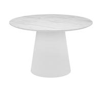 Atmosphera - Table à Manger 4 Places taquari Blanc c120cm