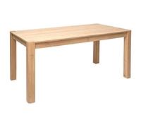 Atmosphera - Table à Manger Arty 6 Personnes, 160 x 80 x 76 cm, Finition Frêne, Style Scandinave - pour Salle à Manger, Cuisine