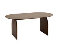 Atmosphera - Table à Manger Isana en Acacia - 6 Personnes L180cm - Pieds Larges - Mobilier Contemporain pour Salon, Salle à Manger