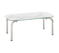 Table basse Hecate argent 110x60cm - Atmosphera createur d'interieur