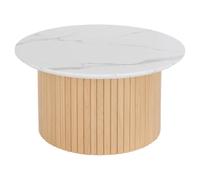 Atmosphera – Table basse Homelya 70x70x40 cm effet marbre