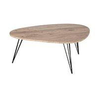 Table Basse Industriel "Neile" 112cm Marron