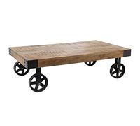Atmosphera - Table Basse Silas - métal & Bois de manguier