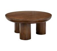 Atmosphera - Table basse Stambh - Bois de manguier - 90x90x40 cm
