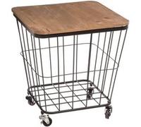 Table Coffre Industriel Jordi - 39 X H. 43 Cm - Marron Marron