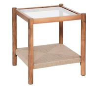 Atmosphera - Table d'appoint apala 50x50cm Marron