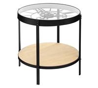 Table Cafe Pendule Meca Noir Atmosphera