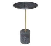 Atmosphera - Table d'appoint Ilian - marbre et métal - Gris