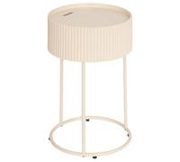 Atmosphera – Table d'appoint Juna 33x33x48 cm Beige