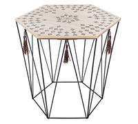 Table basse café Kumi noir naturel Atmosphera Noir G