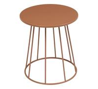 Table d’appoint ronde en acier Terracotta 38x38x42 cm