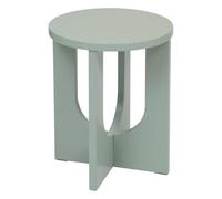 Atmosphera - Table d'Appoint Ronde Bloom Vert de Gris 40 x 50,5 cm, Design Pieds Croisés - pour Salon, Chambre, Bout de Canapé