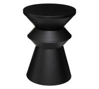 Table d'appoint ""Sohan"" noir D36cm - Atmosphera createur d'interieur