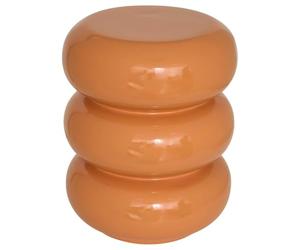 Atmosphera - Table d'appoint stoneto Orange 35x35x43cm