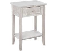 Atmosphera - Table de chevet Charme - 1 Tiroir - Marron naturel Marron G