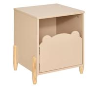 Atmosphera - Table de Chevet Enfant Douceur Beige 35,5x40cm