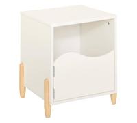 Atmosphera - Table de Chevet Enfant Douceur Blanc 35,5x40cm