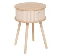 Atmosphera Table de chevet Nysos à 2 portes Crème