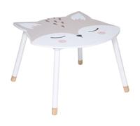 Atmosphera - Table Enfant Renard - Blanc - Bois