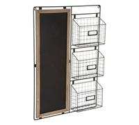 Atmosphera – Mémo ardoise Paniers – 50 x 70 cm – Noir