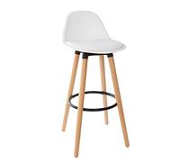Atmosphera – Tabouret de bar Maxon – 92,5 cm – Blanc