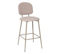 Atmosphera - Tabouret de Bar kamili Beige h108,5cm