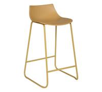 Atmosphera - Tabouret de Bar Otac - métal - Jaune Ocre