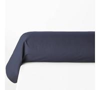 Atmosphera - Taie de traversin Carina 85x185cm Bleu Encre