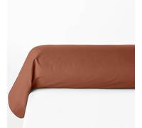 Atmosphera Créateur d'intérieur - Taie de Traversin Alban 85x185cm Terracotta Marron G