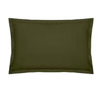 Atmosphera - Taie d'oreiller Carina Coton 50x70cm Vert Kaki