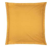 Atmosphera - Taie d'oreiller en Coton - Jaune Moutarde 63x63 cm