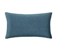 Atmosphera - Taie d'oreiller Linah - Bleu Canard - Lin lavé 50x70 cm