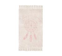 Atmosphera - Tapis à Franges Rose 60X90