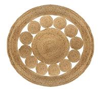 Atmosphera - Tapis ajouré Vent Jute D120