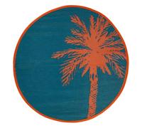 Atmosphera - Tapis d extérieur Yucatan Bleu Canard d120cm