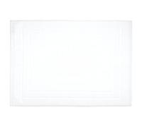 Tapis de salle de Bain en coton Blanc 50 x 70 cm