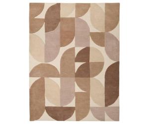 Atmosphera - Tapis Effet Laine Argyll Beige Lin 200x150cm