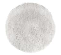 Atmosphera - Tapis Enfant Fausse Fourrure - Blanc D90 cm