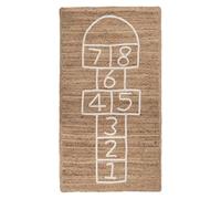 Atmosphera - Tapis Enfant Marelle - Jute 80x150 cm