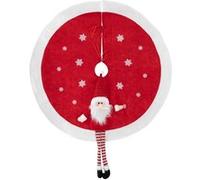 - Tapis pour sapin de Noël père Noël - Diam 90cm