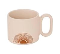 Atmosphera - Tasse sunshine beige l6,5xp5,5xh9,3cm
